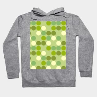 Green Mid Century Modern Print Pattern MOD Hoodie